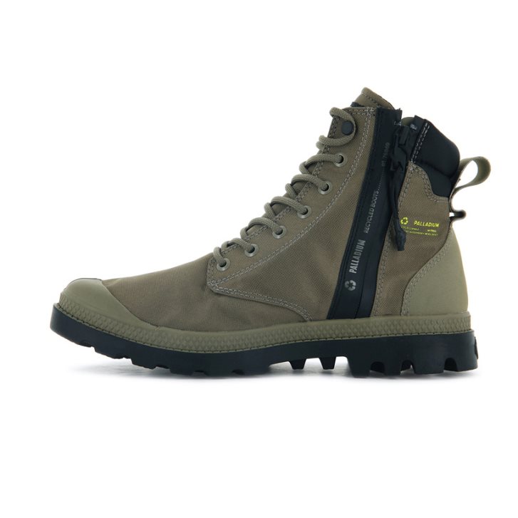 Bottes Palladium Pampa SC Recycle WP+N Homme Vert Olive | FR LHU814X